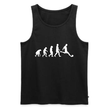 Footballer Evolution Football Football Player - Men's Premium Organic Tank Top - black - Front - AI Model Male 178 light (178cm)