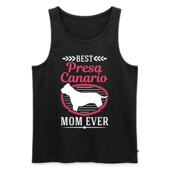 Best Presa Canario Mom Ever Dogo - Men's Premium Organic Tank Top - black - Front - Michal (187cm)