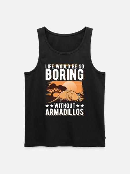 Armadillo Gift Armadillo - Men's Premium Organic Tank Top - black