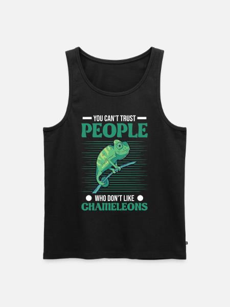 Chameleon amant Chameleon - Débardeur bio Premium Homme - noir