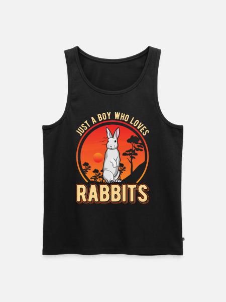 Rabbit Young Rabbit Rabbit - Men's Premium Organic Tank Top - black