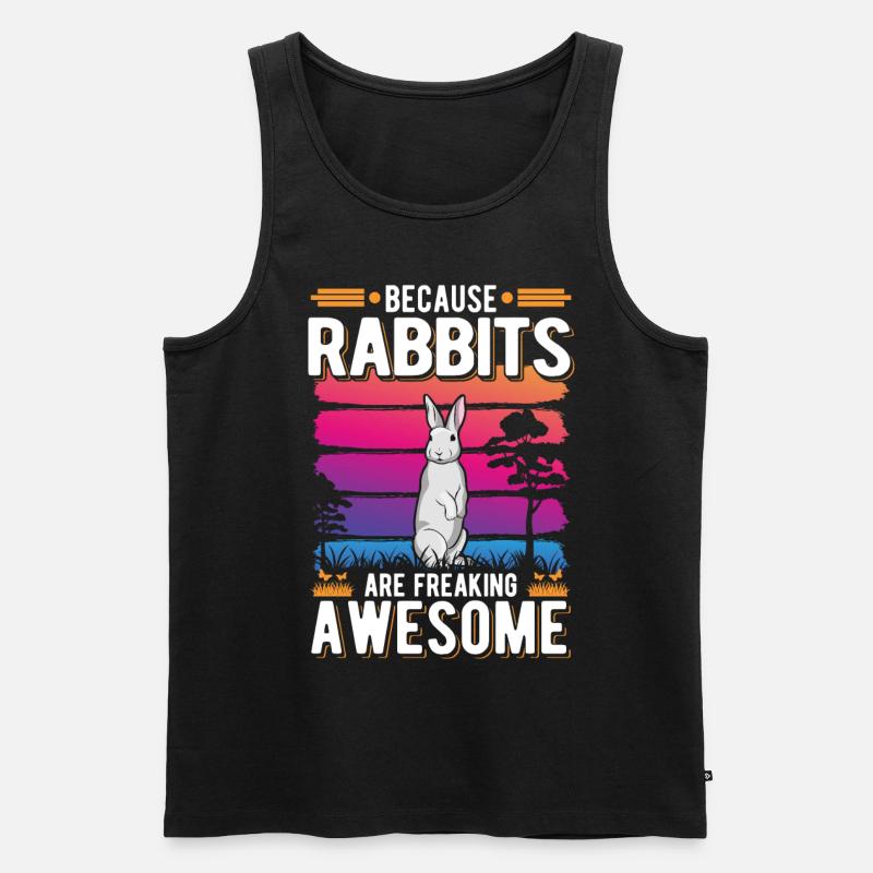 Rabbit Gift Rabbit Rabbit - Men's Premium Organic Tank Top - black