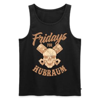 Car Mechanic Fridays For Displacement - Men's Premium Organic Tank Top - black - Front - Michal (187cm)