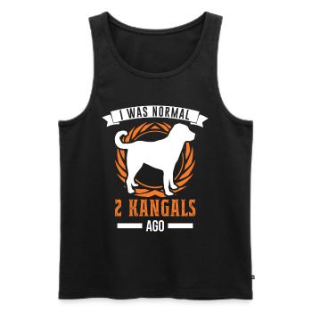 2 Kangal Anatolischer Hirtenhund Kangal - Männer Premium Bio Tank Top - Schwarz - Vorne - AI Model Male 178 light (178cm)