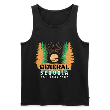 General Sequoia National Park Sequoia Nevada - Men's Premium Organic Tank Top - black - Front - AI Model Male 178 light (178cm)
