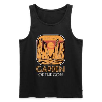 Parc National Gods Garden Souvenir Nature Lovers - Débardeur bio Premium Homme - noir - Devant - Michal (187cm)