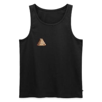 Ancient Astronaut Theorie Vimana Tempel - Männer Premium Bio Tank Top - Schwarz - Vorne - AI Model Male 178 light (178cm)