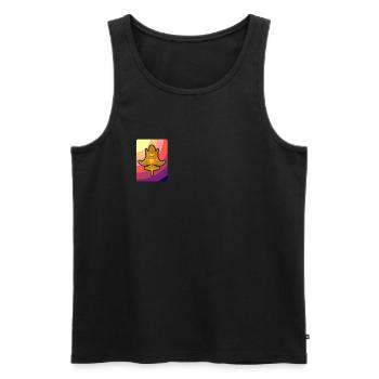Ancient Astronaut Theorie Quimbaya Flugzeug - Männer Premium Bio Tank Top - Schwarz - Vorne - AI Model Male 178 light (178cm)
