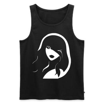 Batcave Girl Dark Fairytale Goth Okkulte Frauen Got - Männer Premium Bio Tank Top - Schwarz - Vorne - AI Model Male 178 light (178cm)