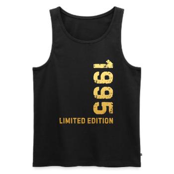 30. Geburtstag 1995 Limited Edition - Männer Premium Bio Tank Top - Schwarz - Vorne - Michal (187cm)