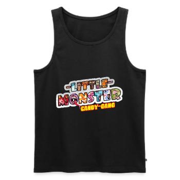 Little Monster Candy Gang Halloween Feier Party - Männer Premium Bio Tank Top - Schwarz - Vorne - Michal (187cm)