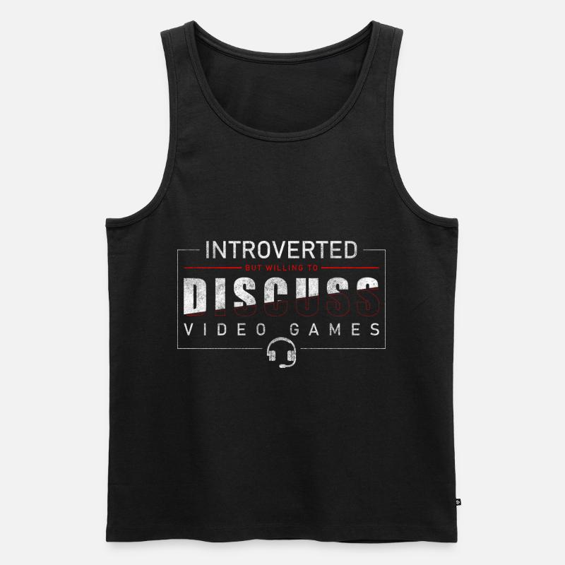 Zocker PC Masterrace Streaming - Men's Premium Organic Tank Top - black