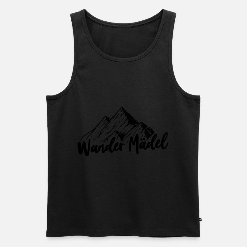 Wander Mädel Geschenk wandern Geschenkidee - Männer Premium Bio Tank Top - undefined
