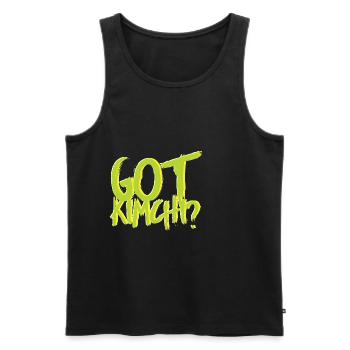 Do you have kimchi? Asian Chef Poison - Men's Premium Organic Tank Top - black - Front - Michal (187cm)