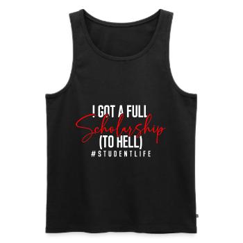 Studium Informatik Abschluss - Männer Premium Bio Tank Top - Schwarz - Vorne - AI Model Male 178 light (178cm)