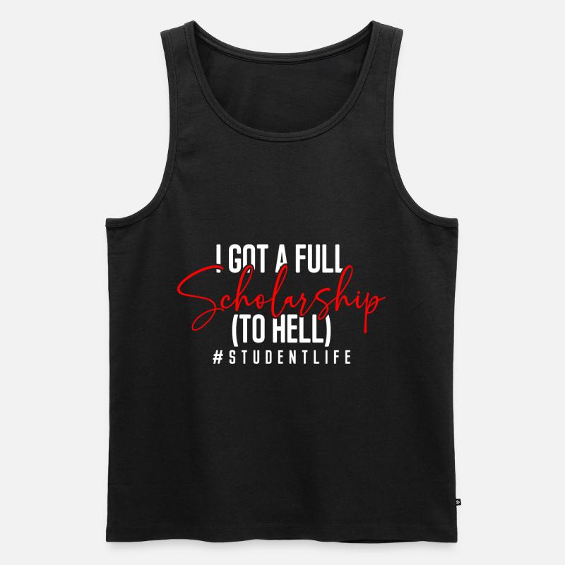 Degree in Computer Science - Men's Premium Organic Tank Top - black