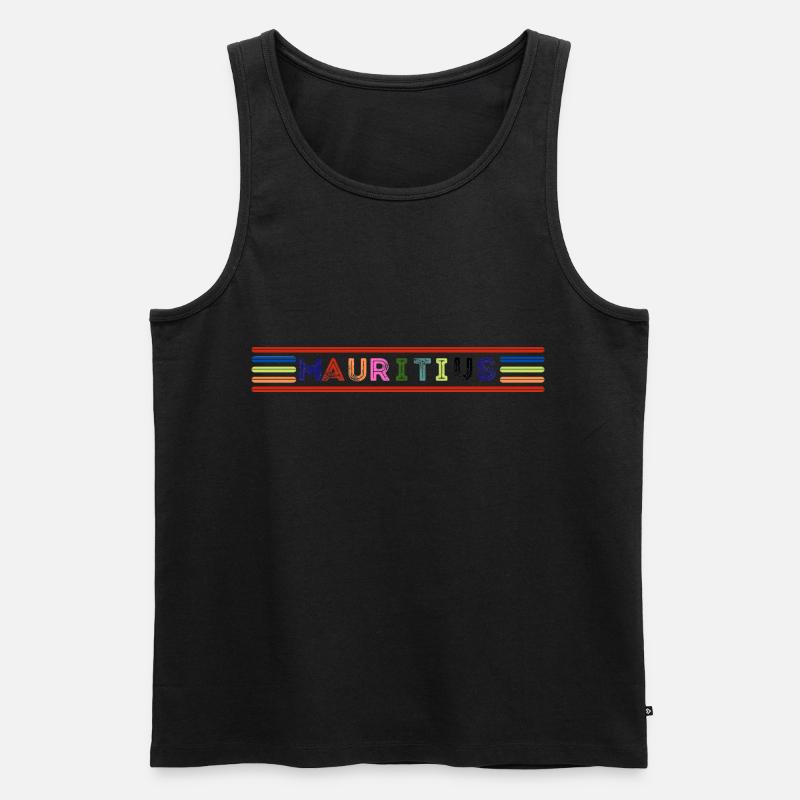 Mauritius - Männer Premium Bio Tank Top - undefined