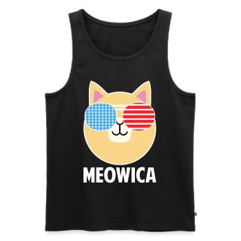 Meowica Katzen land tolle Geschenkidee - Männer Premium Bio Tank Top - Schwarz - Vorne - AI Model Male 178 light (178cm)