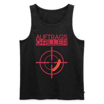 Order Griller Roast Grate - Men's Premium Organic Tank Top - black - Front - AI Model Male 178 light (178cm)
