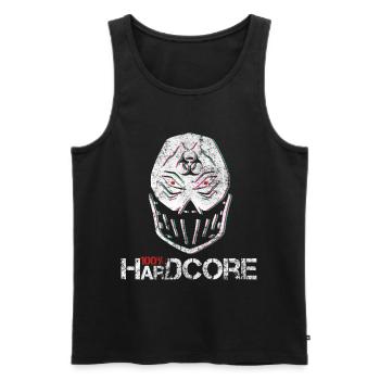 Techno Uptempo Gabber Rave Geschenk - Männer Premium Bio Tank Top - Schwarz - Vorne - AI Model Male 178 light (178cm)