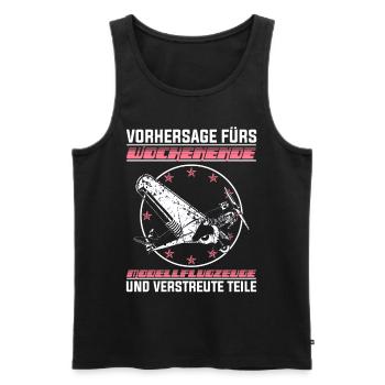 Modellflug Modellflieger Modellbauer Geschenk - Männer Premium Bio Tank Top - Schwarz - Vorne - Michal (187cm)