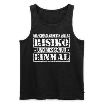 Fenstermonteur Fenster Fensterbauer Baustelle - Männer Premium Bio Tank Top - Schwarz - Vorne - Michal (187cm)