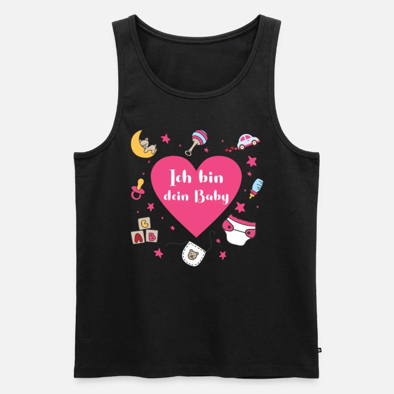ABDL - Männer Premium Bio Tank Top - Schwarz