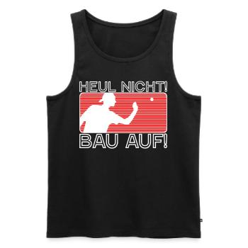 Bierpong - Männer Premium Bio Tank Top - Schwarz - Vorne - AI Model Male 178 light (178cm)