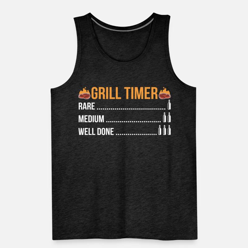grilling Men's Premium Organic Tank Top