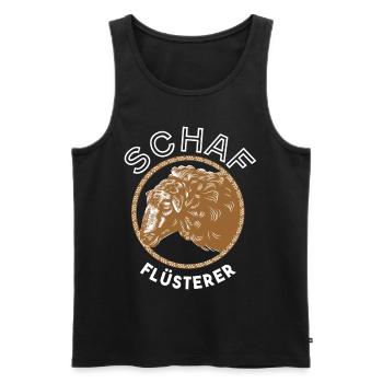 Schafe Schaf Landwirtschaft Geschenk - Männer Premium Bio Tank Top - Schwarz - Vorne - Michal (187cm)