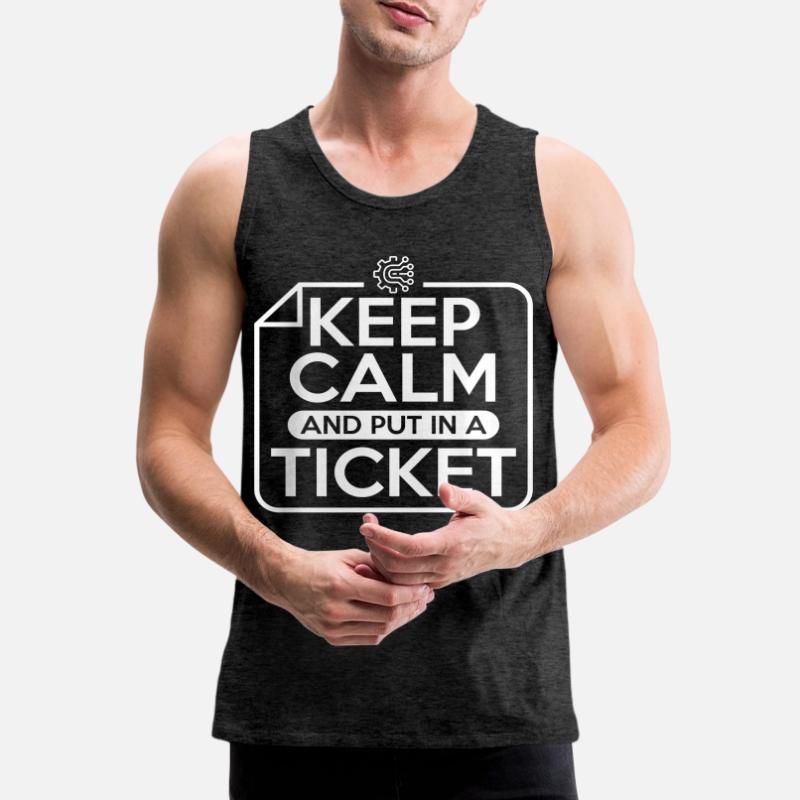 Sysadmin Technician Technical Support Gift Men's Premium Organic Tank Top