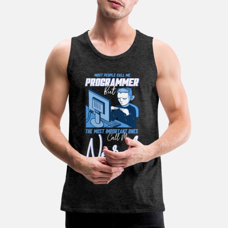 Softwareentwickler Computerfreak Programmierer Männer Premium Bio Tank Top