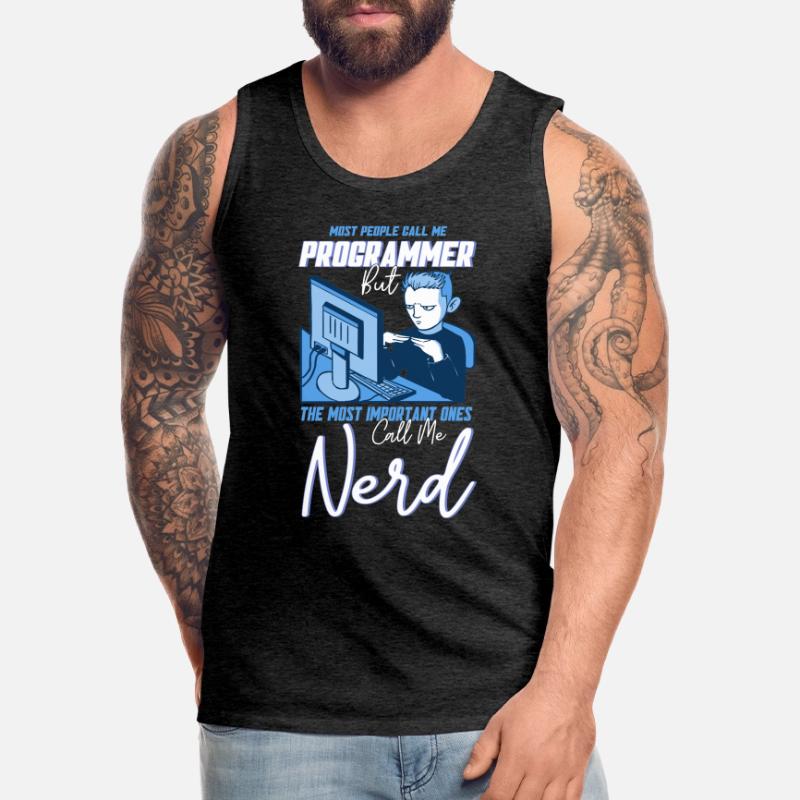 Softwareentwickler Computerfreak Programmierer Männer Premium Bio Tank Top
