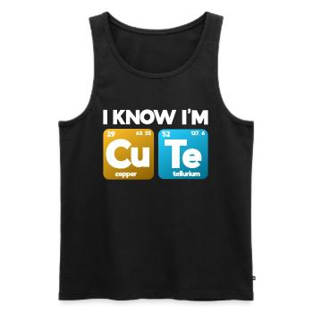 Chemist Chemistry ChemicalIst Gift - Men's Premium Organic Tank Top - black - Front - Michal (187cm)