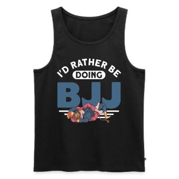 Jiu Jitsu Étudiant BJJ Jiu Jitsu Cadeau - Débardeur bio Premium Homme - noir - Devant - Michal (187cm)