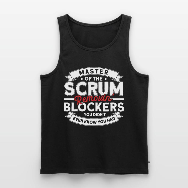 Git Developer Scrum Master Programmer Geschenk Männer Premium Bio Tank Top