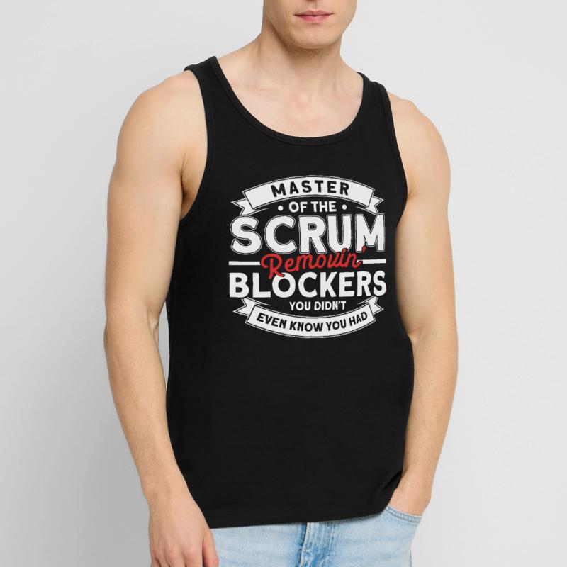 Git Developer Scrum Master Programmer Geschenk Männer Premium Bio Tank Top