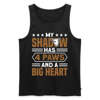 Hundehalter Windhund Liebhaber Windhund - Männer Premium Bio Tank Top - Schwarz - Vorne - AI Model Male 178 light (178cm)