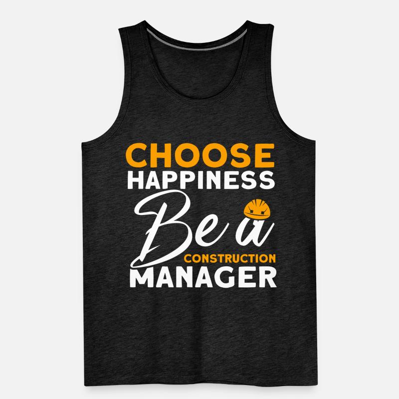 Glück Foreman Construction Manager Construction Project Men's Premium Organic Tank Top
