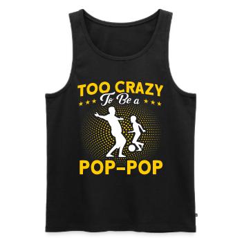 Pop-Pop Grandpa Grandfather Grandfather - Men's Premium Organic Tank Top - black - Front - Michal (187cm)