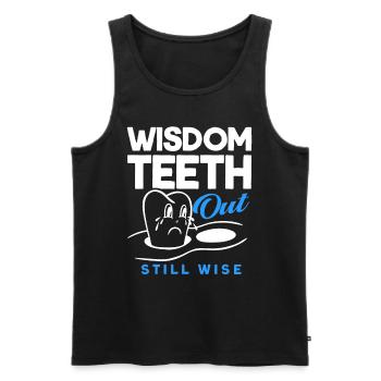 Wisdom Teeth Wisdom Tooth Patient Dentist - Men's Premium Organic Tank Top - black - Front - AI Model Male 178 light (178cm)