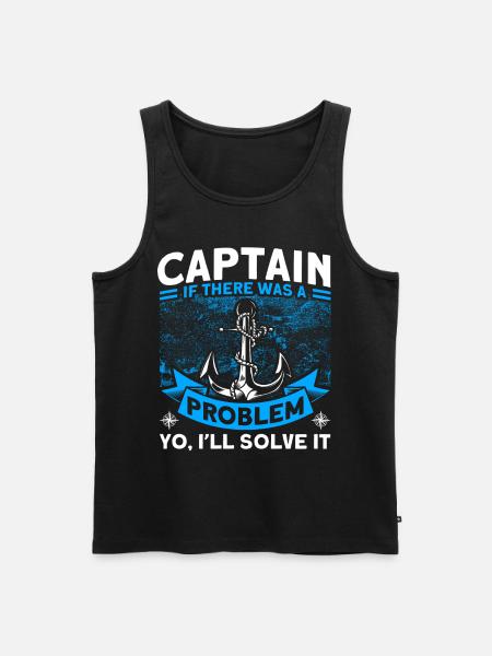 Boat Lovers Boat Captain Captains - Men's Premium Organic Tank Top - black