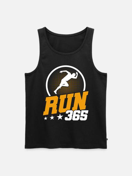 Motivation Streak Running Runner Marathon - Men's Premium Organic Tank Top - black