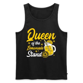 Lemon Juice Lemon Juice Lemonade - Men's Premium Organic Tank Top - black - Front - AI Model Male 178 light (178cm)