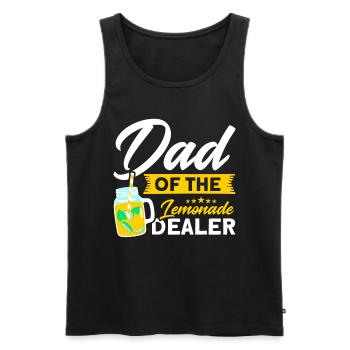 Lemon Juice Lemon Juice Lemonade - Men's Premium Organic Tank Top - black - Front - AI Model Male 178 light (178cm)