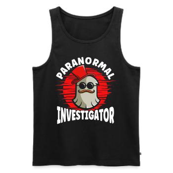 Geisterjäger Geister Paranormale Untersuchung - Männer Premium Bio Tank Top - Schwarz - Vorne - AI Model Male 178 light (178cm)