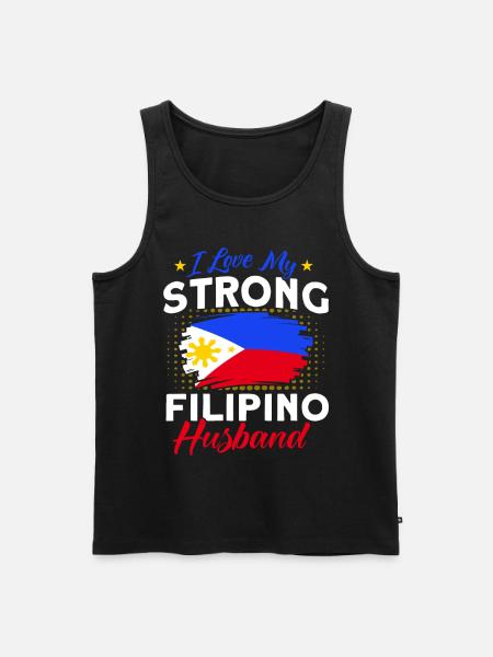 Philippines Drapeau philippin - Débardeur bio Premium Homme - noir