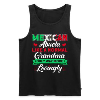Mexique Mexican Roots Cadeau - Débardeur bio Premium Homme - noir - Devant - Michal (187cm)