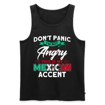 Mexique Mexican Roots Cadeau - Débardeur bio Premium Homme - noir - Devant - Michal (187cm)