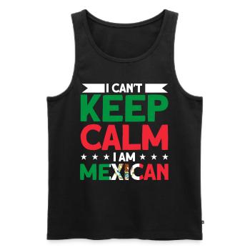Mexique Mexican Roots Cadeau - Débardeur bio Premium Homme - noir - Devant - Michal (187cm)